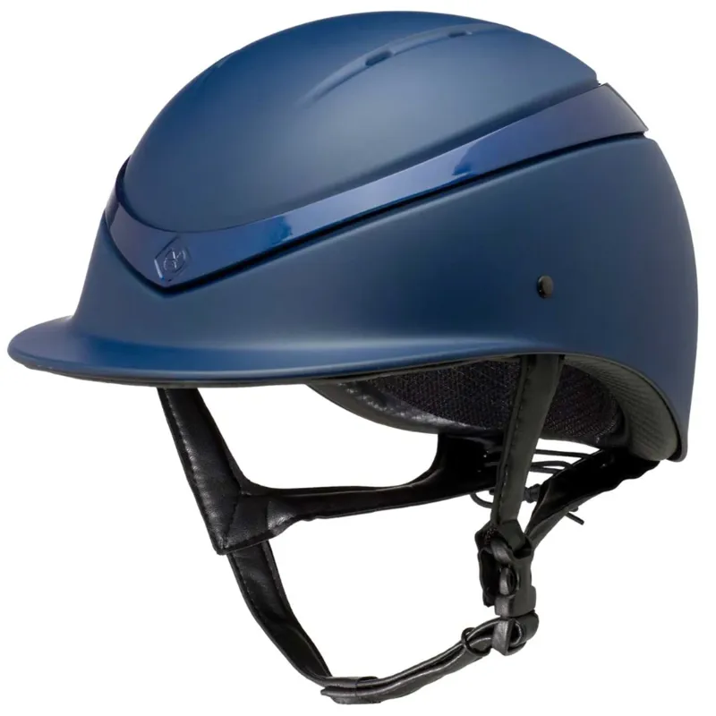 Charles Owen Navy Matt Navy or Gloss or Luna Small